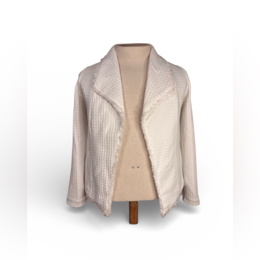 Premise Jacket Blazer White Textured Women Size Small
